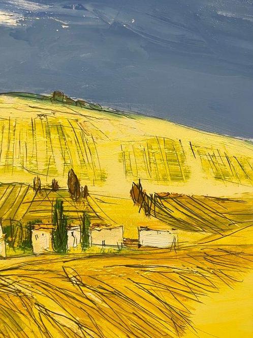 Gérard Gouvrant (1946) - Le Village Endormi, Antiek en Kunst, Kunst | Schilderijen | Klassiek