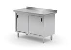 Hendi Wandwerktafel Met Kast | Gelast | Profi Line | 1000x60, Ophalen of Verzenden, Nieuw in verpakking