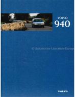 1996 VOLVO 940 BROCHURE ENGELS, Nieuw, Volvo, Author