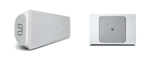 Bluesound Tweedekans: Combi Deal Pulse soundbar+ en Pulse, Audio, Tv en Foto, Luidsprekers, Front, Rear of Stereo speakers, Nieuw