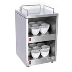 GGM Gastro | Kopjeswarmer - 140 Watt - met 2 planken |, Verzenden