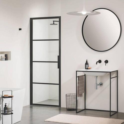 Sealskin Soho swingdeur industrieel zwart links, Doe-het-zelf en Verbouw, Sanitair, Nieuw, Verzenden