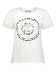 02065-41 - T-shirt s/s with front print - off-white