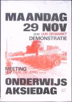 Poster over demonstratie van Groningse studenten (Posters), Verzenden, Nieuw, Overige onderwerpen, Met lijst