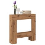 vidaXL Haardombouw 81x18x82 cm bewerkt hout artisanaal, Huis en Inrichting, Haarden, Verzenden, Nieuw