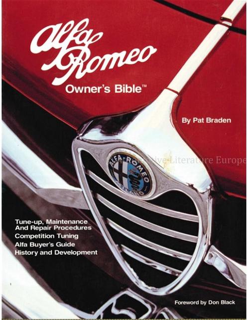 ALFA ROMEO OWNERS BIBLE, A HANDS-ON GUIDE TO GETTING THE, Boeken, Auto's | Boeken, Alfa Romeo