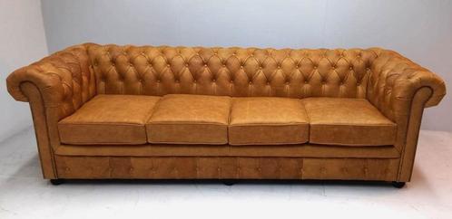 Chesterfield bank SPRINGFIELD - 4 zits 250 cm breed € 2650.-, Huis en Inrichting, Banken | Bankstellen, 250 tot 300 cm, 75 tot 100 cm