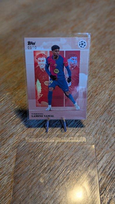 Topps Lamine Yamal Gesigneerde kaart, Serialized card - 10, Verzamelen, Stickers