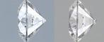 Zonder Minimumprijs - 2 pcs Diamant (Natuurlijk) - 0.61 ct -, Sieraden, Tassen en Uiterlijk, Edelstenen, Nieuw