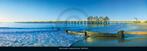 Kunstdruk Tony Pleavin - Busselton Pier, Australia 95x33cm, Verzenden, Nieuw