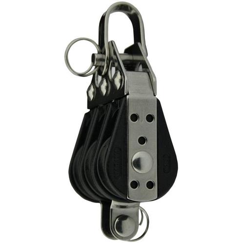 Viadana 22mm Drieschijfs Blok met Hondsvot, Watersport en Boten, Accessoires en Onderhoud, Ophalen of Verzenden