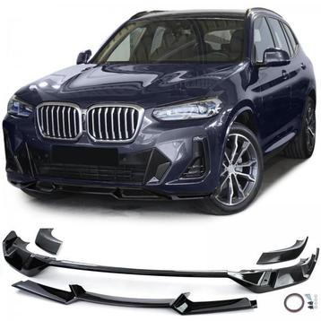 Voorspoiler BMW X3 G01 LCI M Pakket Glans Zwart