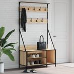 vidaXL Kledingrek met schoenenrek 100x41x184 cm sonoma, Kleding | Dames, Kledingrekken, Verzenden, Nieuw