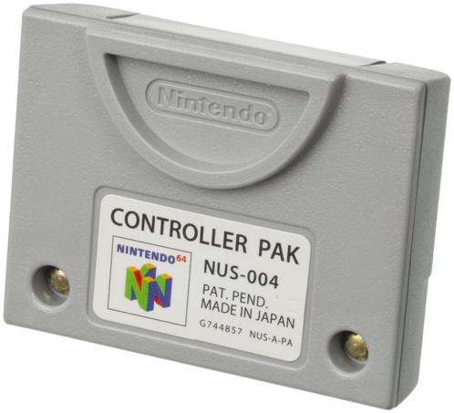 Nintendo 64 Controller Pak (N64 Accessoires), Spelcomputers en Games, Spelcomputers | Nintendo 64, Zo goed als nieuw, Ophalen of Verzenden
