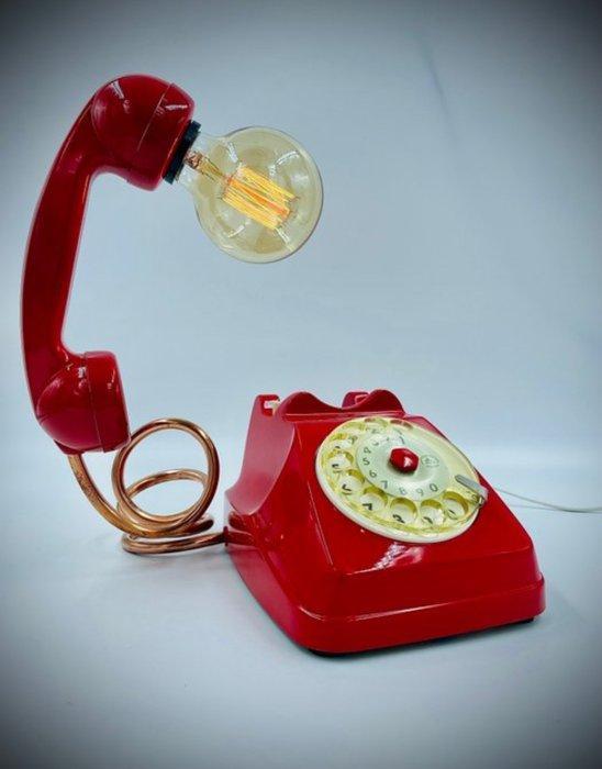 Tafellamp - Plastic, Koper, Metaal - Discofoon uit de jaren, Antiek en Kunst, Kunst | Designobjecten