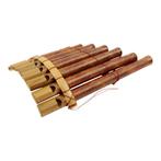 Panfluit Bamboe Naturel Gevlamd Hout, Muziek en Instrumenten, Overige Muziek en Instrumenten, Nieuw, Verzenden