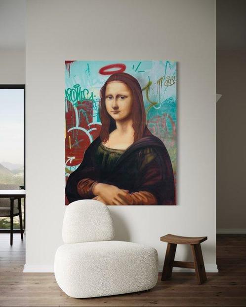 Hiones (XX-XXI) - Street Mona (U.V. Effects), Antiek en Kunst, Kunst | Schilderijen | Modern