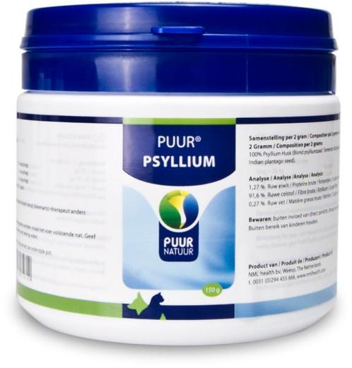 PUUR Psyllium 150 gr., Dieren en Toebehoren, Vissen | Aquaria en Toebehoren, Nieuw, Ophalen of Verzenden