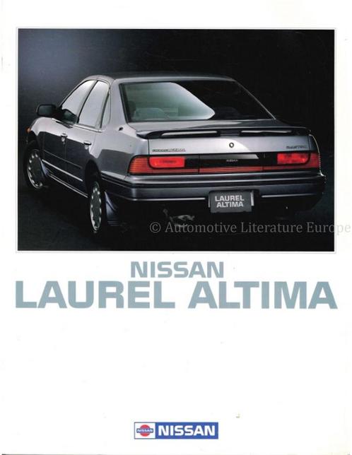 1988 NISSAN LAUREL ALTIMA BROCHURE, Boeken, Auto's | Folders en Tijdschriften, Nissan