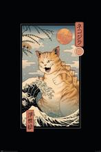 Poster Vincent Trinidad Catzilla Ukiyoe 61x91,5cm, Verzenden, Nieuw, A1 t/m A3