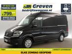 Volkswagen Crafter 2.0 TDI DSG HIGHLINE EXCLUSIVE L3 €799pm, Auto's, Bestelauto's, Automaat, Volkswagen, Zwart, Diesel