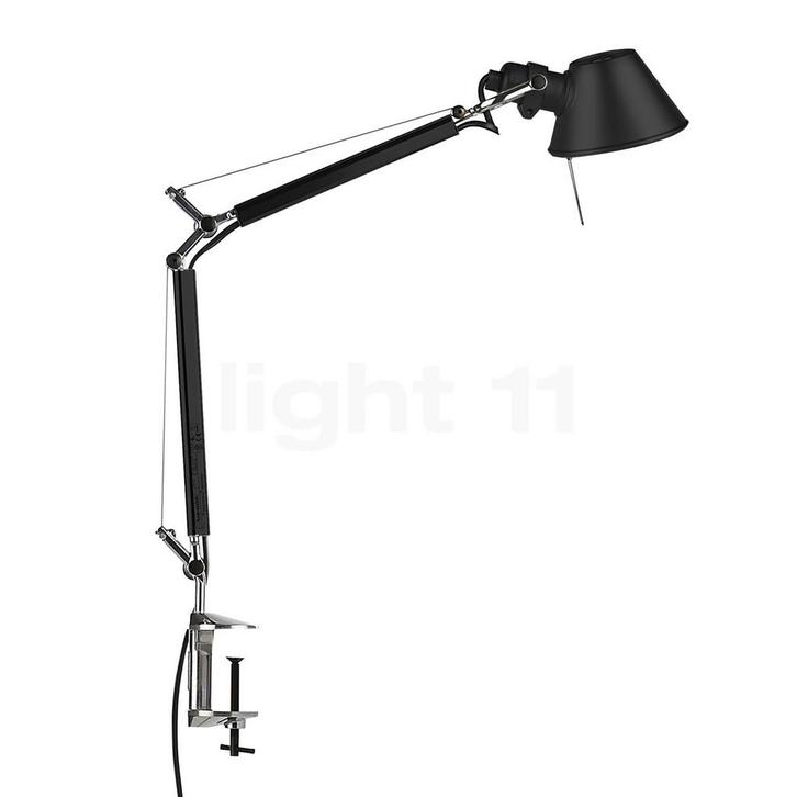 Artemide Tolomeo Micro Tavolo, zwart - met tafelklem, Huis en Inrichting, Lampen | Tafellampen, Nieuw, Verzenden