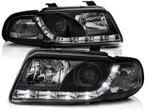 Koplampen Audi A4 B5 94-99 DRL Look Zwart, Ophalen of Verzenden, Nieuw