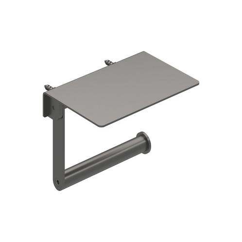 Toiletrolhouder IVY Met Planchet Geborsteld Metal Black PVD, Doe-het-zelf en Verbouw, Sanitair, Bad, Nieuw, Ophalen of Verzenden