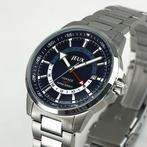 Jeux Horloge - JEUX VOYAGE GMT BLEU Swiss Mouvement Ronda, Nieuw
