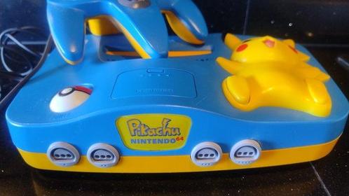 Nintendo - N64 - JP light Blue Pikachu N64 console +, Spelcomputers en Games, Spelcomputers | Overige Accessoires