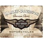 Harley-davidson reclamebord american classic, Verzenden, Nieuw