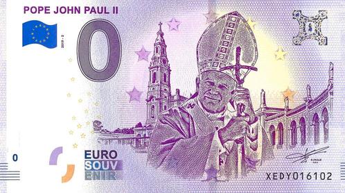 0 euro biljet Duitsland 2019 - Pope John Paul II, Postzegels en Munten, Bankbiljetten | Europa | Eurobiljetten, Verzenden