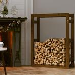 Haardhoutrek 80x25x100 cm massief grenenhout honingbruin, Nieuw, Verzenden