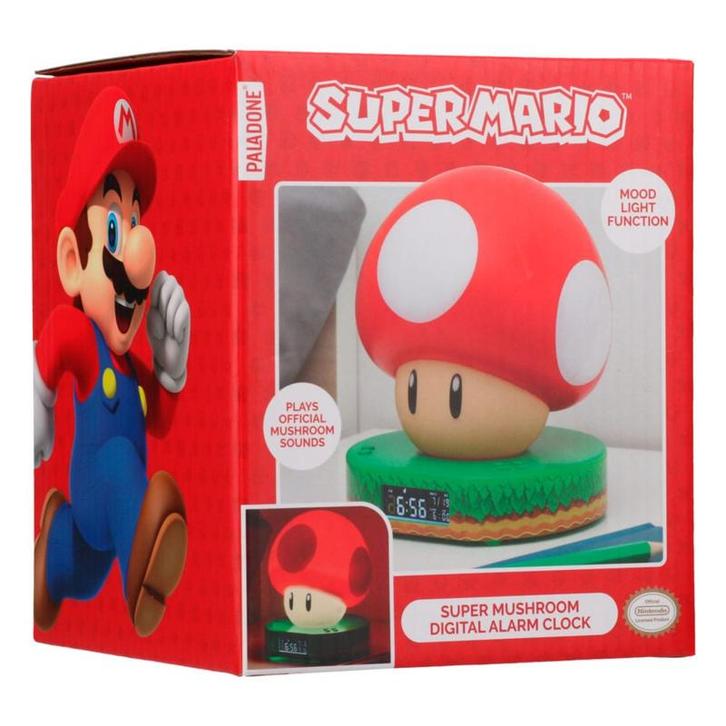 (Pre-order) Super Mario Alarm Clock Super Mushroom (Paldone), Kinderen en Baby's, Speelgoed | Overig, Zo goed als nieuw, Verzenden