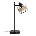lux.pro Tafellamp Shields bureaulamp E14 zwart en beige, Huis en Inrichting, Lampen | Tafellampen, Nieuw, Verzenden