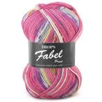 DROPS Fabel Print - 161 pink dream - Wol Garen, Hobby en Vrije tijd, Breien en Haken, Ophalen of Verzenden, Nieuw