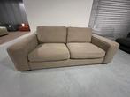 Bank Stof canvas groen beige bankstel lounge, Huis en Inrichting, Banken | Bankstellen, Ophalen, Rechte bank, Stof, 200 tot 250 cm