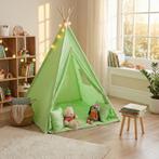 Tipi tent groen | 120x120x160cm | Nieuw | Scherpe Prijs, Kinderen en Baby's, Nieuw, Ophalen of Verzenden, 100 cm of meer, Hoogslaper of Stapelbed