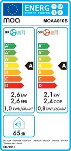 2dekans | MOA Mobiele Airco - 9000 BTU - Geschikt voor, Witgoed en Apparatuur, Airco's, Ophalen of Verzenden, Gebruikt