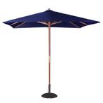 Parasol vierkant donkerblauw 2,5 meter | 2,7(h)x 2,5(Ø)m, Verzenden, Nieuw in verpakking