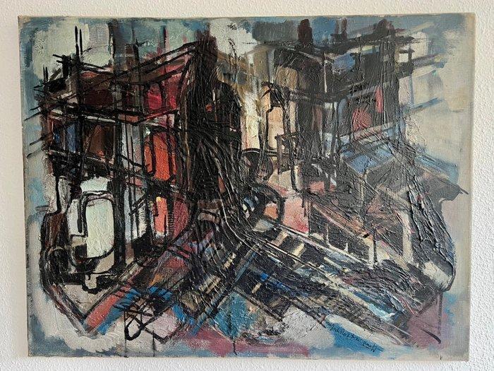 Jo de Recht-de Graaff (1919-1988) - Milieu, Antiek en Kunst, Kunst | Schilderijen | Modern