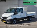 Iveco Daily 35C16 3.0L Open Laadbak met Kist Dubbel Cabine D, Auto's, Stof, Gebruikt, Euro 6, Iveco