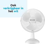 2dekans | BRASQ Tafelventilator - 30 cm - Zwart - 3, Ophalen of Verzenden, Zo goed als nieuw