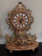Boudoir klok - Duits fabrikaat - Antiek Marmer, Messing,, Antiek en Kunst