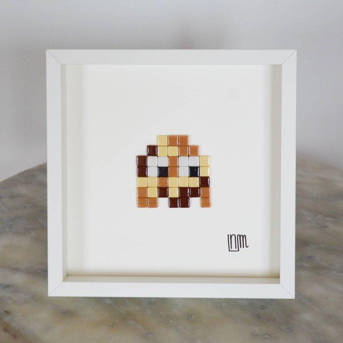nLm - Pac-Man Camo Desert, Mosaic, Antiek en Kunst, Kunst | Designobjecten