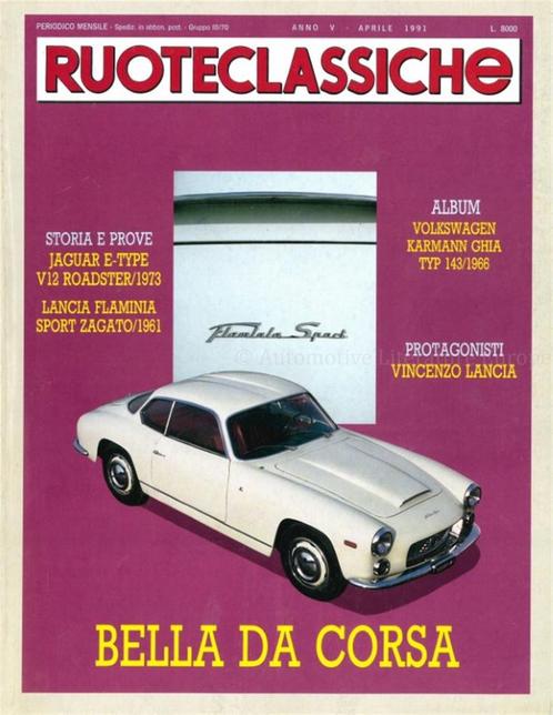 1991 RUOTECLASSICHE MAGAZINE 39 ITALIAANS, Boeken, Auto's | Folders en Tijdschriften