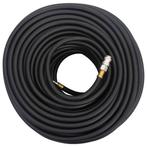 Luchtslang hybride 20 m rubber en PVC zwart (Gereedschap)