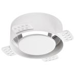 NoShow instucbaar designventiel 100mm - toevoer/afvoer - WIT, Verzenden, Nieuw