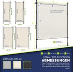 tillvex® Klemluifel, verticale zonwering, 100 x 310 cm, beig, Verzenden, Nieuw