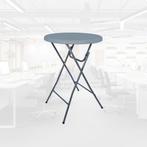 2dekans | BRASQ Statafel Grijs ø80 x 110 cm - Bartafel -, Ophalen of Verzenden, Zo goed als nieuw
